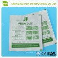 sterile vaselin gauze swabs 10cm CE ISO FDA made in China